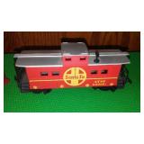 Santa Fe Engine and Caboose