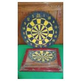 Vintage Dart Board and Mirror.