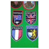 International Patches  England, Scotland, Australia, USA and More.