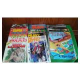 Magazines - Toy Farmer, MAD, Heavy Metal, National Lampoon.