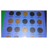 Lincoln Penny "Cent" Book. 1909 - 1940. 20 missing!