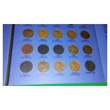 Lincoln Penny "Cent" Book. 1909 - 1940. 20 missing!