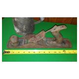 2 quart vintage fluid filler & hand plane.