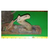 2 quart vintage fluid filler & hand plane.