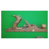 2 quart vintage fluid filler & hand plane.