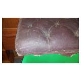 Antique Leather Buggy Seat - Great about 34"