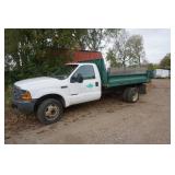 1999 Ford F-450 XL Super Duty Power Stroke Diesel Dually Dump Truck
