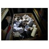 Large Lot of Schedule 35 -  4" PVC Couplers, Elbows and Y
