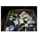 Large Lot of Schedule 35 -  4" PVC Couplers, Elbows and Y