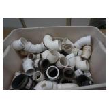 Large Lot of Schedule 40 -  2" and 1" PVC Couplers, Elbows and Y