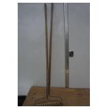 2 - Wood Handle Rakes