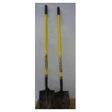 2 -  Fiberglass Handle Shovels