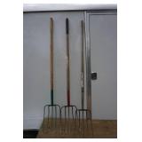 3 -  Long Handle Pitch Forks