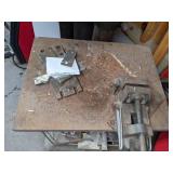 Vintage Delta Drill Press with Scrap Metal