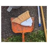 Lot of Cleaning Tools: Brooms, Mops, And More.