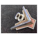 Set of (3) Vintage Ford V8 Emblems