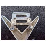 Set of (3) Vintage Ford V8 Emblems
