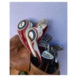 Golf Clubs (Right Handed) Walter Hagen drivers, with Browning Golf Bag, Balls & Club Covers