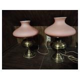 Two Vintage Conversion Lamps
