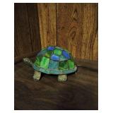 Stained Glass Turtle Table Lamp