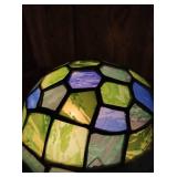 Stained Glass Turtle Table Lamp