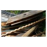 Miscellaneous Items--(Wood-Pipes-Spindle-Etc.)