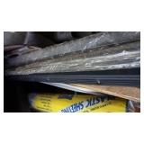 A Bucket Filled With Miscellaneous Items--Warps Carry Home Plastic Sheeting
