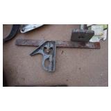 Miscellaneous Items--Ball Of Twine--Vintage Hand Planer--Sealed Beam AC Guide Head Light--Old Wheel,  Etc.