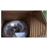 Miscellaneous Items--Ball Of Twine--Vintage Hand Planer--Sealed Beam AC Guide Head Light--Old Wheel,  Etc.