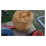 Miscellaneous Items--Ball Of Twine--Vintage Hand Planer--Sealed Beam AC Guide Head Light--Old Wheel,  Etc.