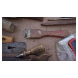 Weed Wacker Blade--Metal Bucket Of Misc. Items
