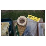 Tackle Box--Spare Blades--Heavy Duty Drills--Casters--Wagon Wheels
