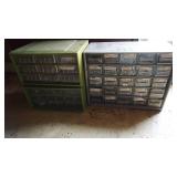 Three Chests W/ Drawers Of Miscellaneous Screws