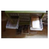 Three Chests W/ Drawers Of Miscellaneous Screws