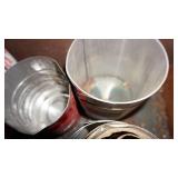 Metal Drawers--33 1/2"  x  10 1/2" With Miscellaneous Items