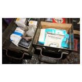Metal Drawers--33 1/2"  x  10 1/2" With Miscellaneous Items