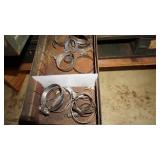 Metal Drawers--33 1/2"  x  10 1/2" With Miscellaneous Items