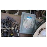 Metal Black Drop Box-Light-Plug-Ins-Miscellaneous Electrical Supplies