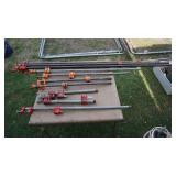 1/2" & 3/4" Pipe & Ten Bar Clamps