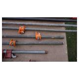 1/2" & 3/4" Pipe & Ten Bar Clamps