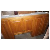 Upper Cabinet W/ Five Doors & Hardware---70 1/2" Long  x  42" Tall