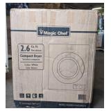 Magic Chef 2.6 cu. ft. Compact Dryer