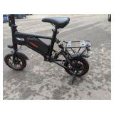 GlareWheel EB-X5 Folding 36V Black Electric Bike