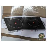 MegaChef Ceramic Infrared Double Electric Cooktop