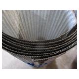Antique corrugated tin roll approx ...