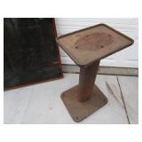 Custom table: barnwood center with ...
