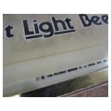 Blatz triangle light, 1980