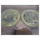 Stamped plates made in England...