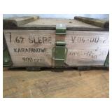 Wooden ammo box - Cold War era, cas...