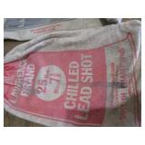 Lead shot bags, clay launcher...